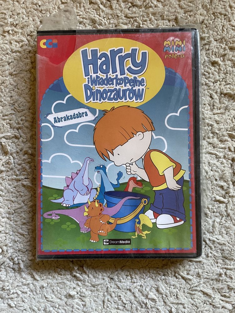 plyta DVD bajki dla dzieci Harry i wiaderko pełne dinozaurów 55 m