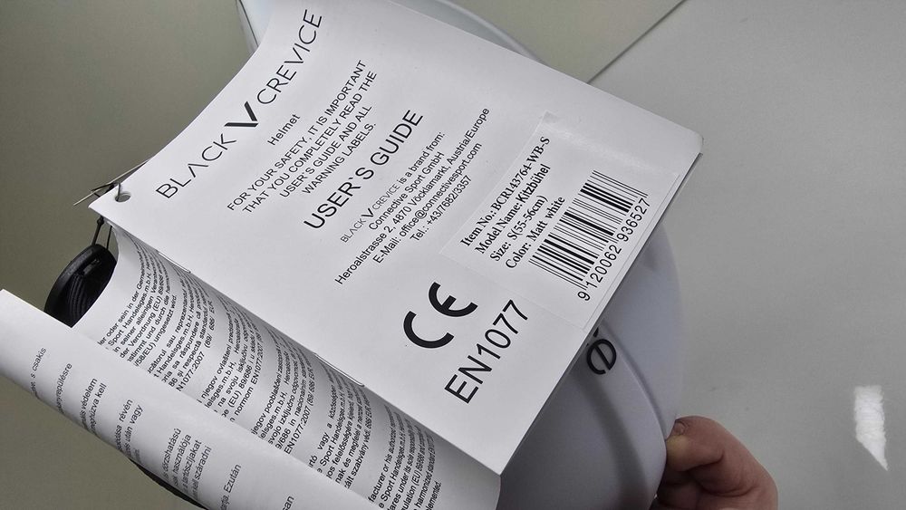 KASK narciarski BLACK CREVICE KITZBUHEL rozmiar S 55-56cm Matt White