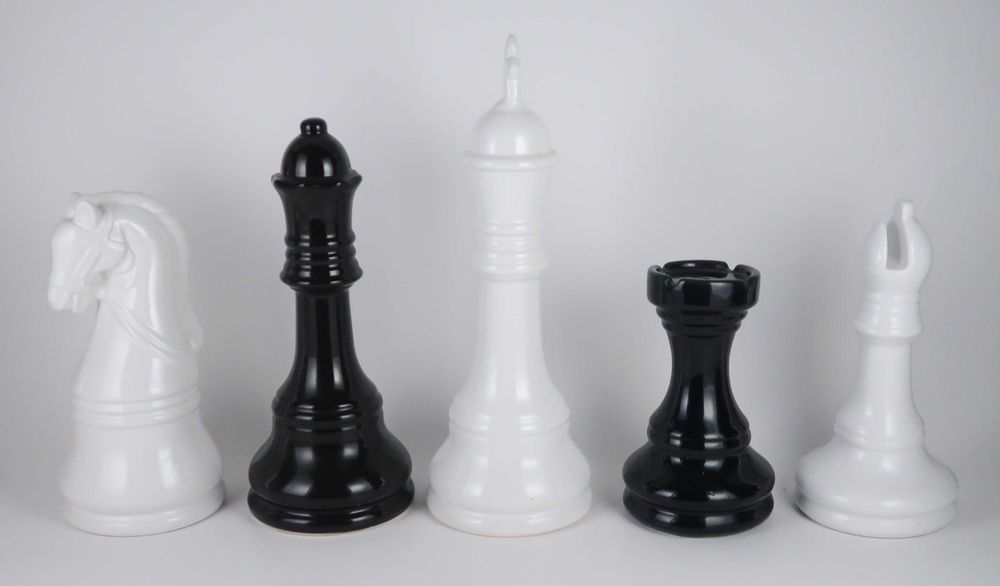 Peças de Xadrez de grande porte em cerâmica, CADA
