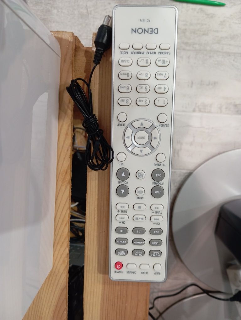 Wieża Denon RCD-N8 + głośniki SC-N8 + pilot RC1174