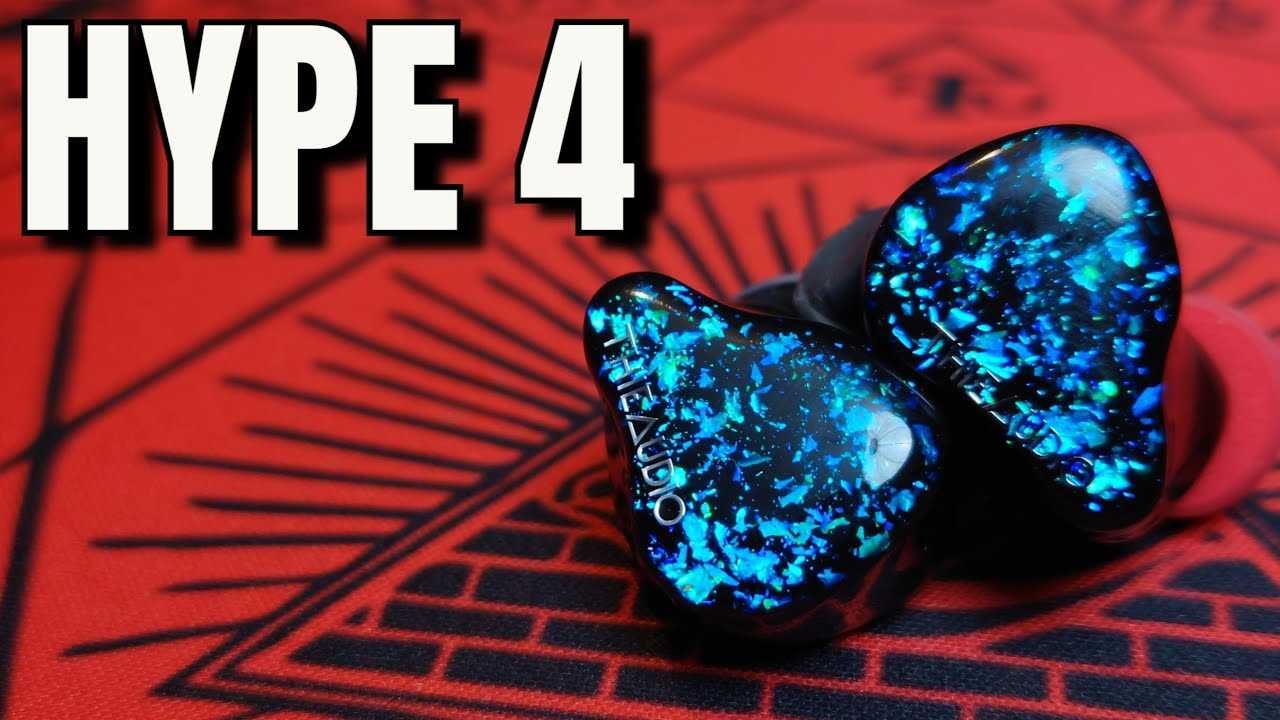 ⇒ THIEAUDIO Hype 4 (black) - гибридные iem's наушники 2DD+4BA Sonion