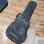 Vintage skórzany pokrowiec na gitarę basową basowy