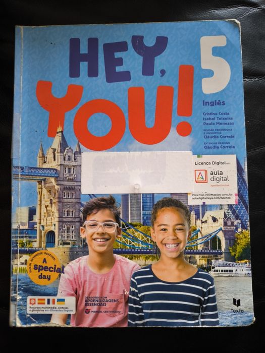 Manual de Inglês 5⁰ ano usado Hey You 5 Texto Editora