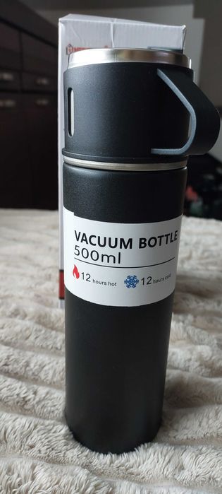 Herzberg  Termos podróżny ze stali nierdzewnej - 500 ml