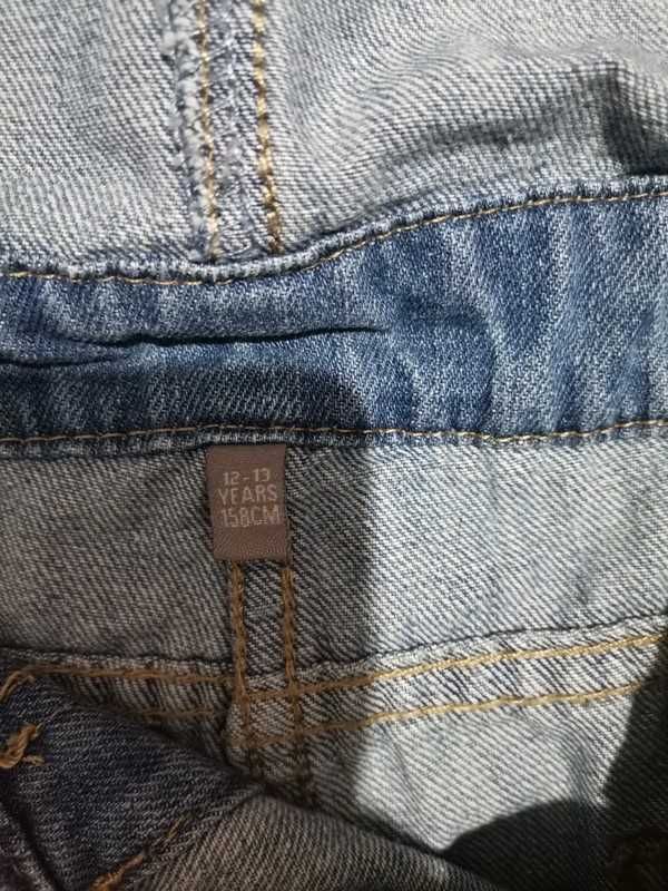 Jeansowe ogrodniczki na 158 cm Denim Co