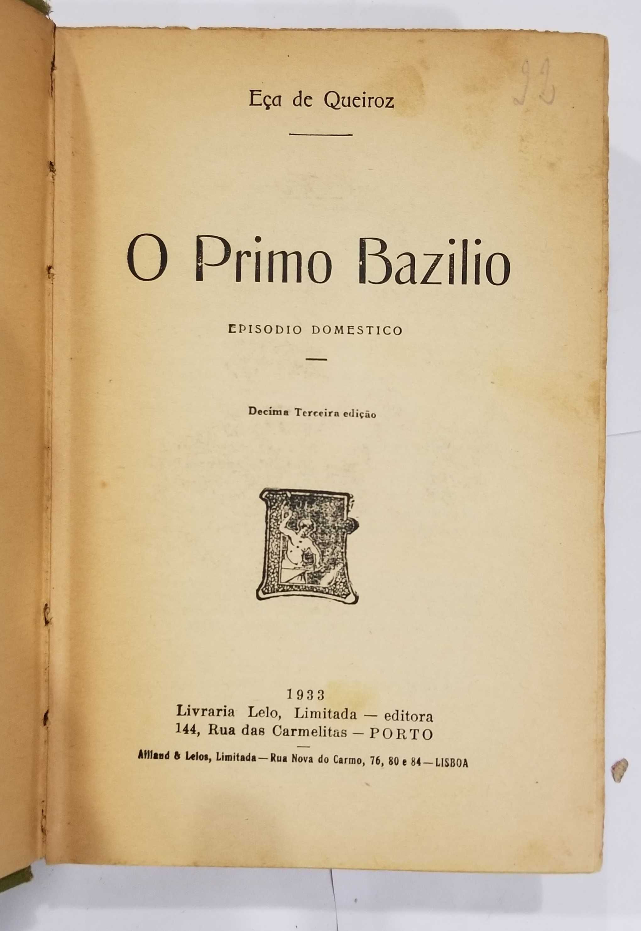 Livro-Ref CxC - Eça de Queiroz - O Primo Bazilio