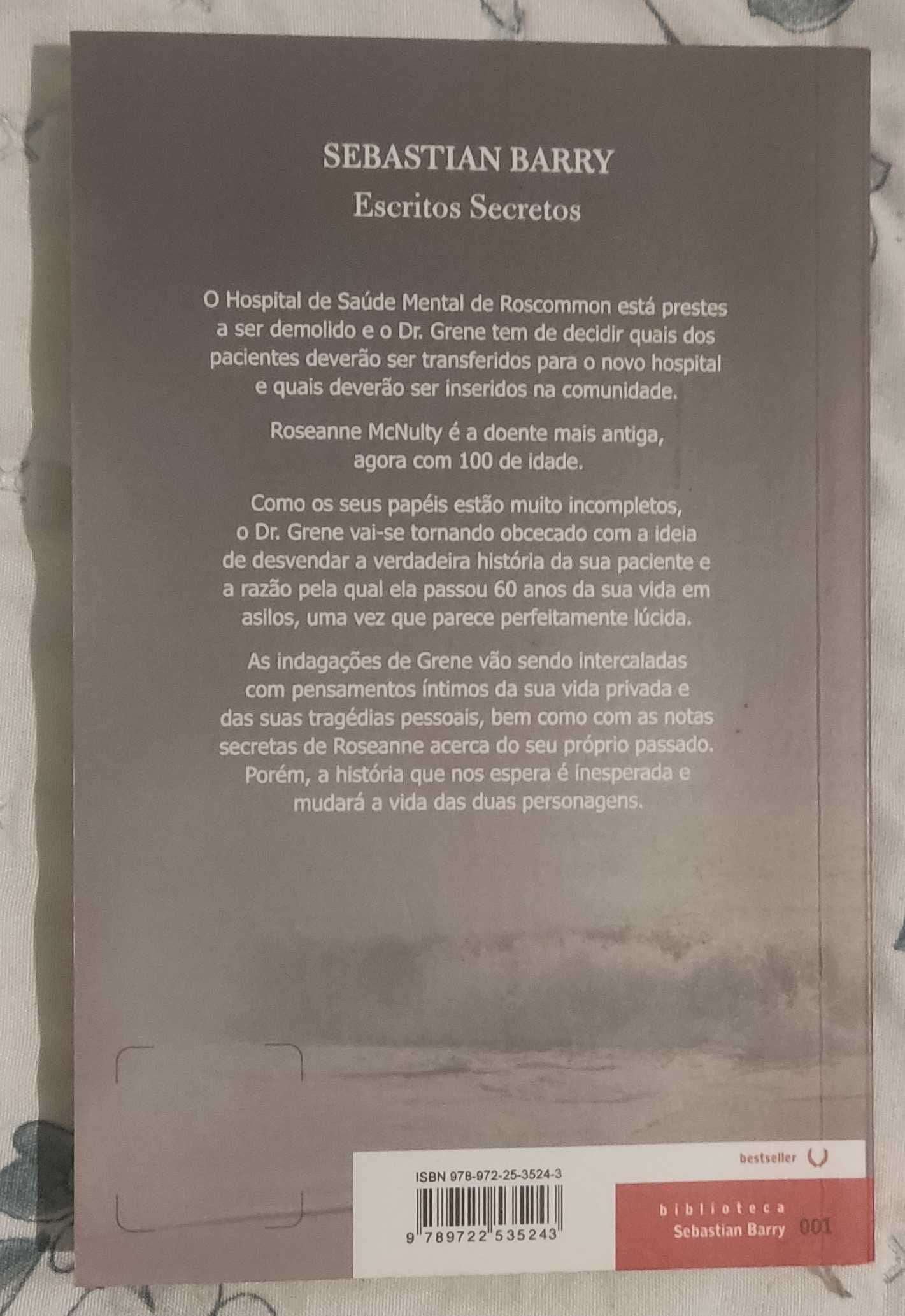 Escritos Secretos - Sebastian Barry
