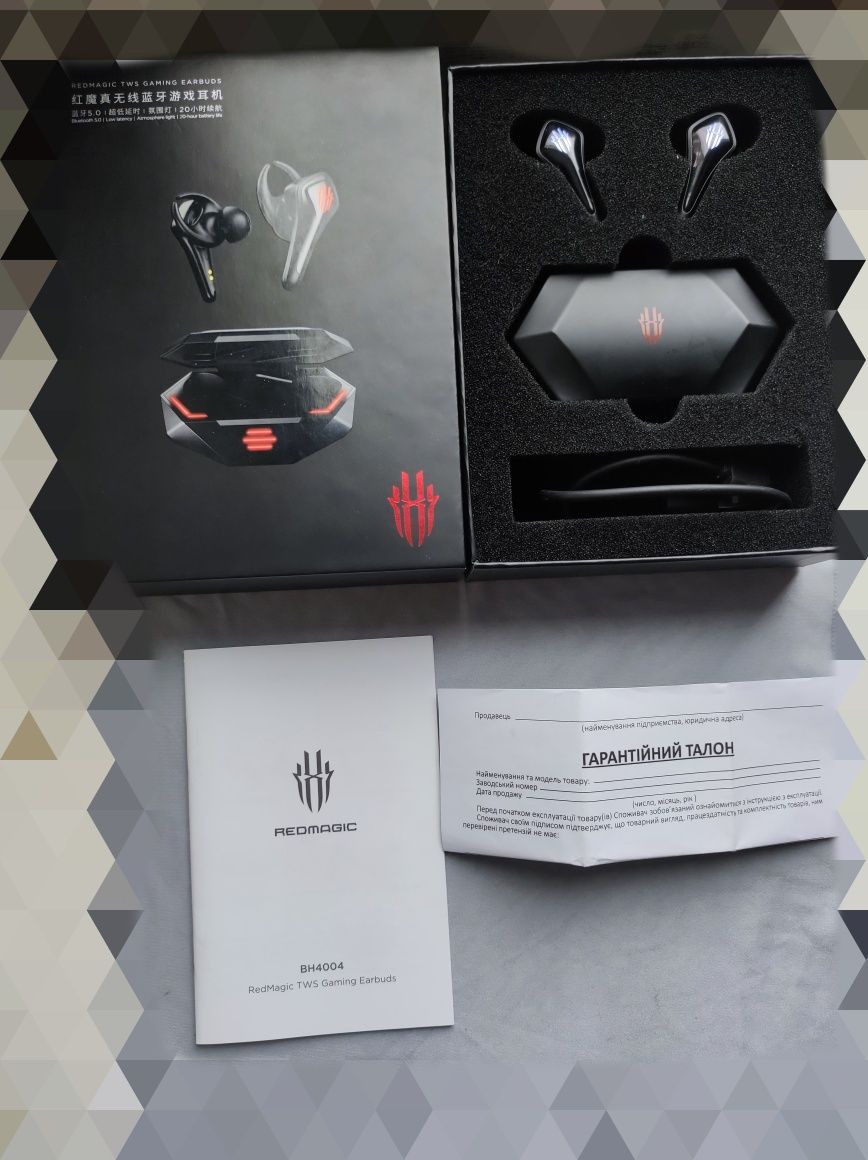 Red magic tws Gaming Earphones ідеальний стан