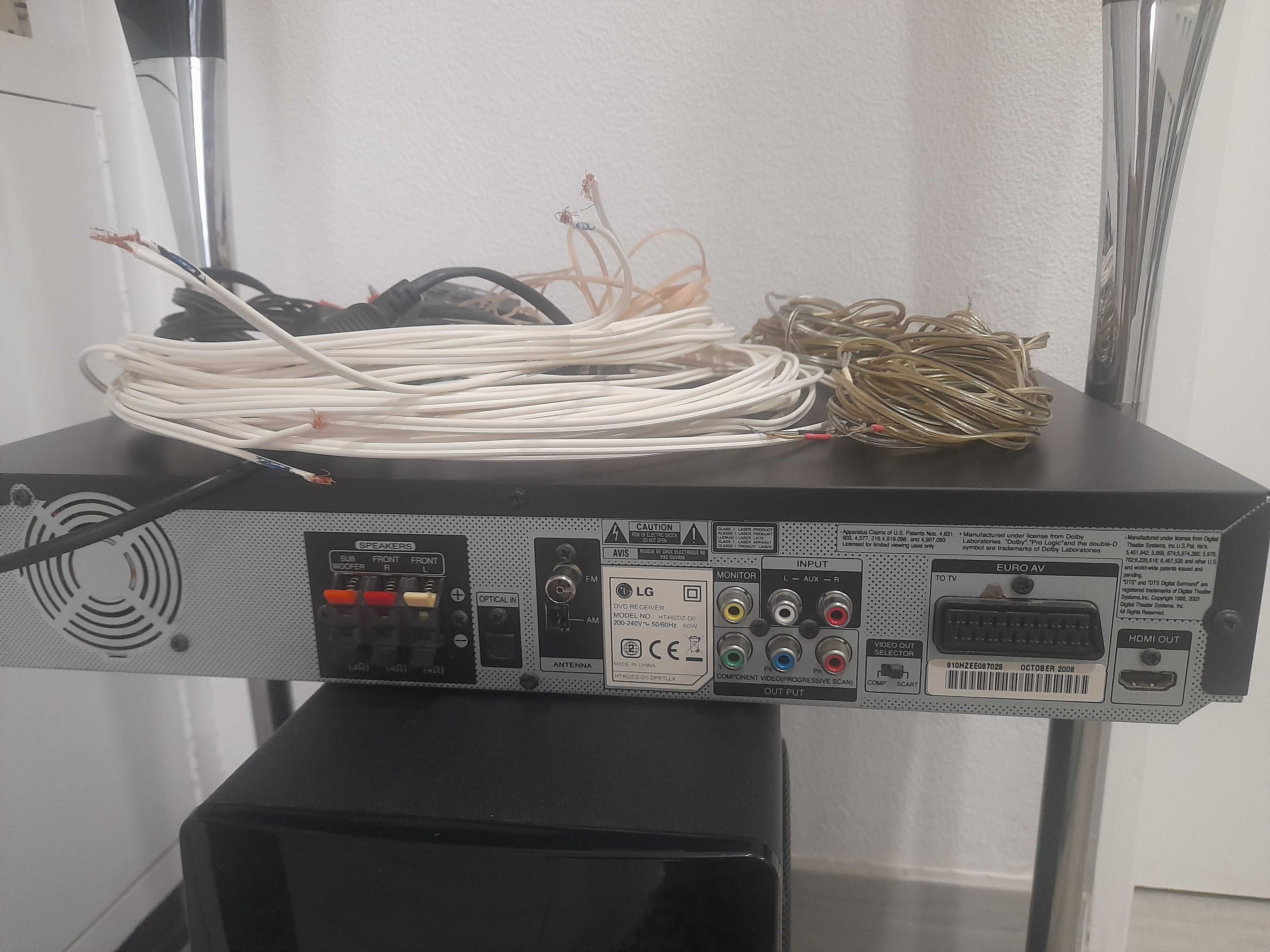 Home Cinema LG com DVD