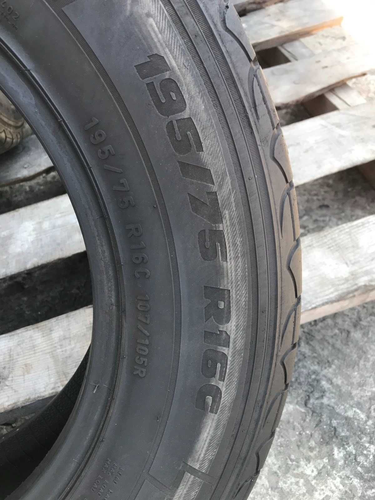 Шини Pirelli chrono 195/75r16c Пара зима б/у Оригінал