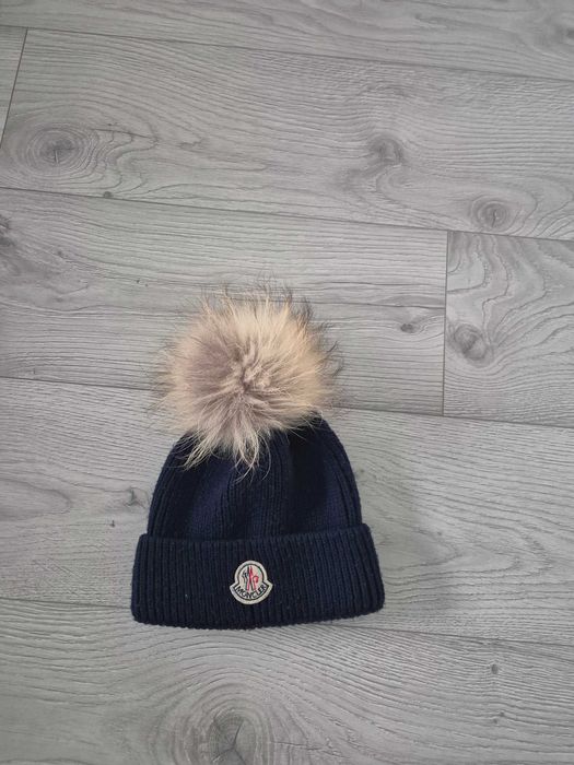 Czapka Moncler granatowa