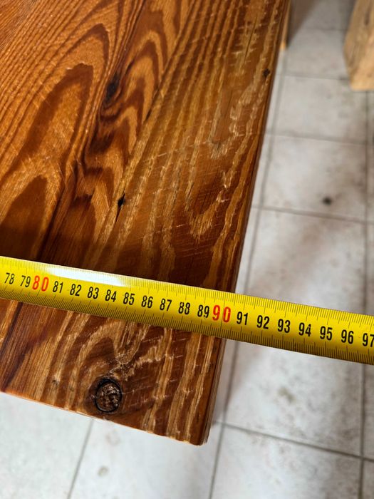 Stół prawdziwe stare drewno ręczna robota unikatowy klimat 150 x 90 cm
