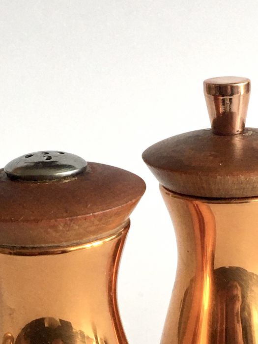 Solniczka, pieprzniczka - młynek do pieprzu Verity Southall lata 50/70