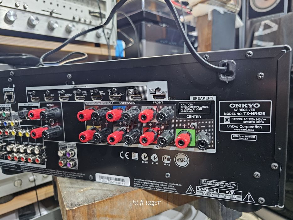 Onkyo tx nr 626 ресивер 7.2 WiFi Internet HDMI ACR Bluetooth Dolby Dig
