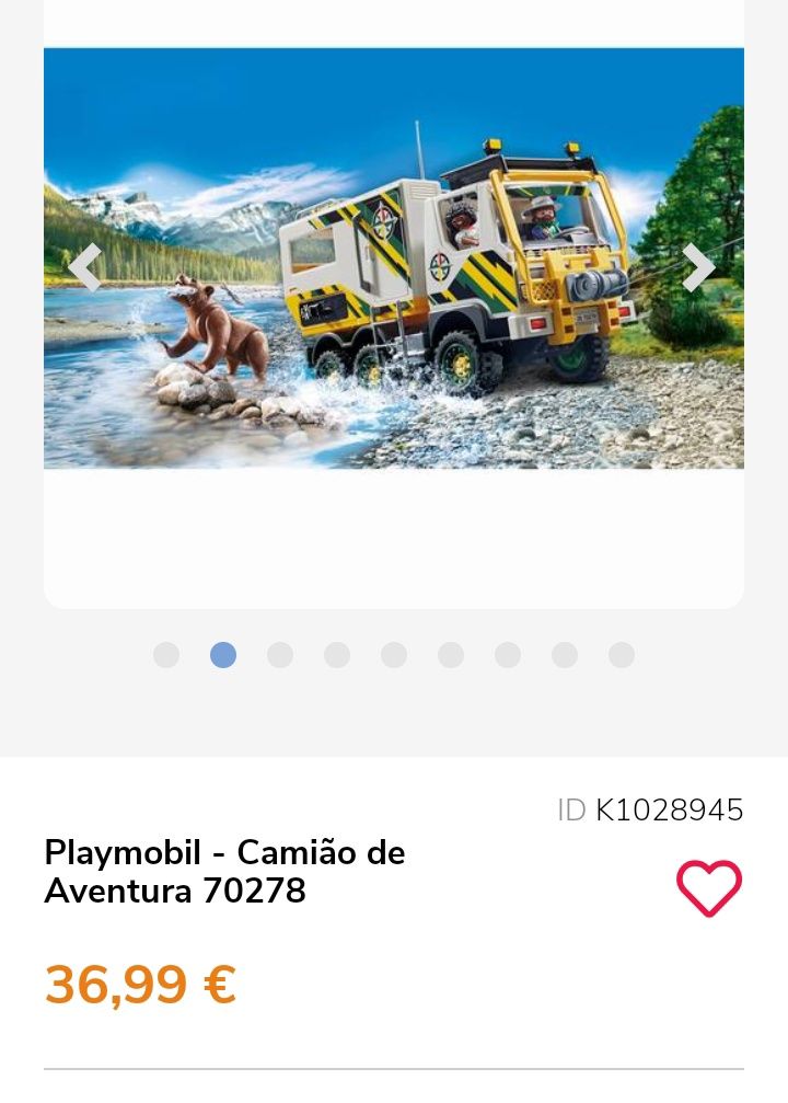 Playmobil camião de aventura