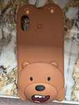 Etui Silikonowe miś iphone XS case obudowa case urocza