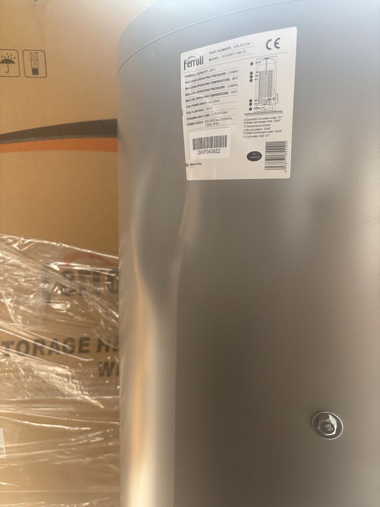 Ferroli zasibnik C.W.U. Ecounit F 300-1C 275L