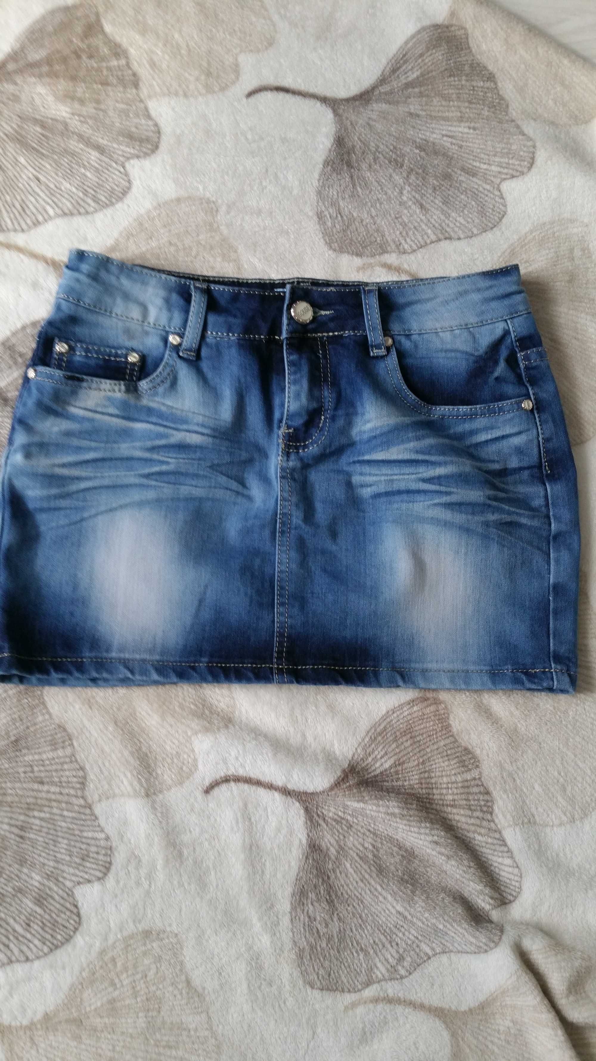 Spódniczka jeans ciemna S/M