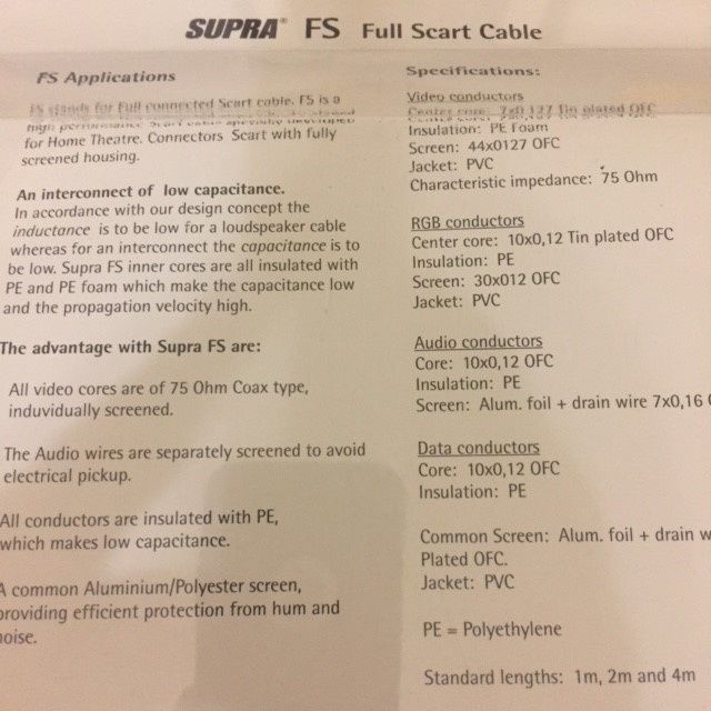 Cabo Scart Supra FS