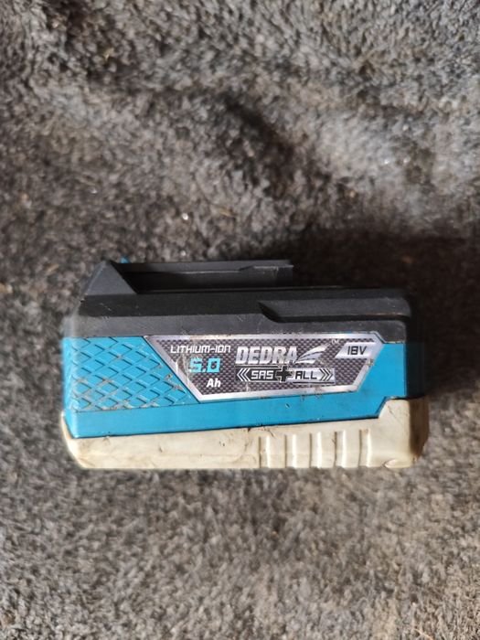 Akumulator bateria Dedra 5ah 18v 100,% sprawny. Jak nowy.
