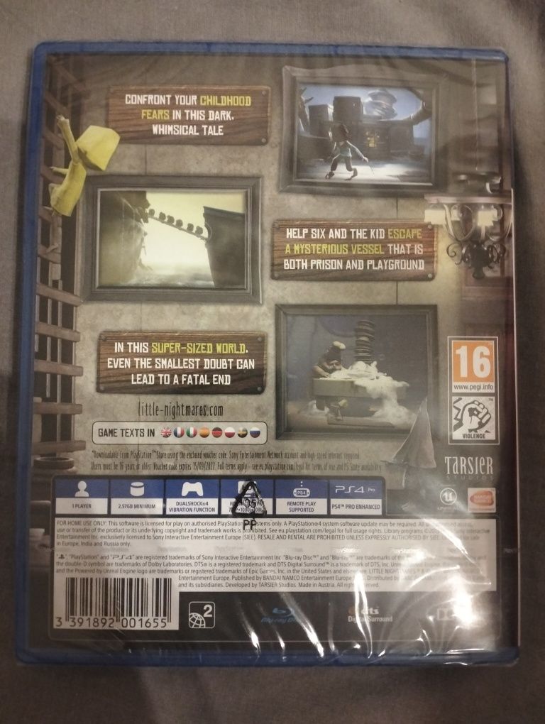 Little Nightmares 1 Complete Edition Selado PS4 PORTES GRÁTIS