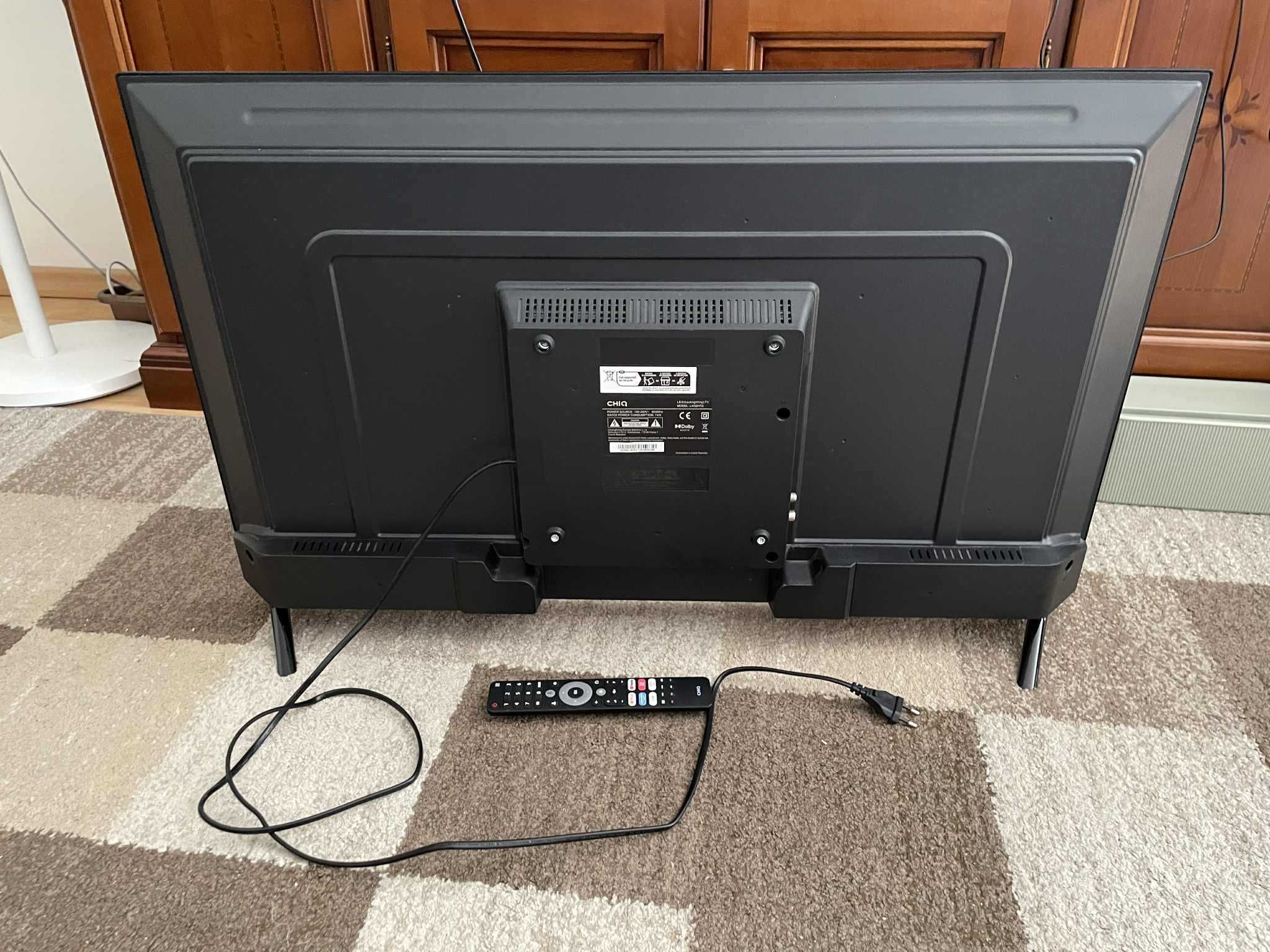 Telewizor QLED CHiQ  40" Smart TV GoogleTV DVB-T2 na Gwarancji