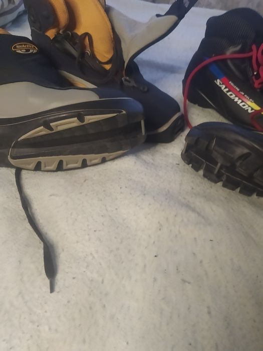 Лижние батінкі різних размеров от детского размера до 45 размера