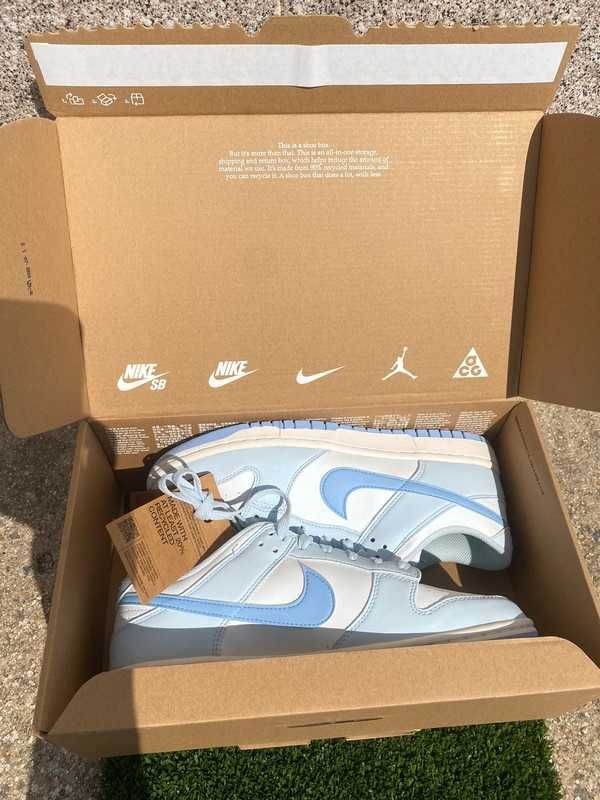 Trampki NiKe (biało-niebieskie) unisex Dunk Klasyczne Wild EU.38