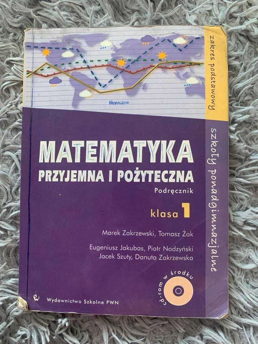 Matematyka przyjemna i pożyteczna klasa1, liceum, M.Zakrzewski