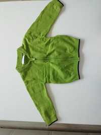 Sweterek zielony dla chłopca w rozmiarze 74