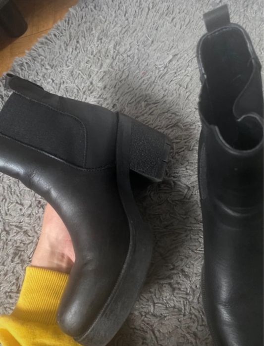 Czarne damskie botki Catwalk rozm. 37