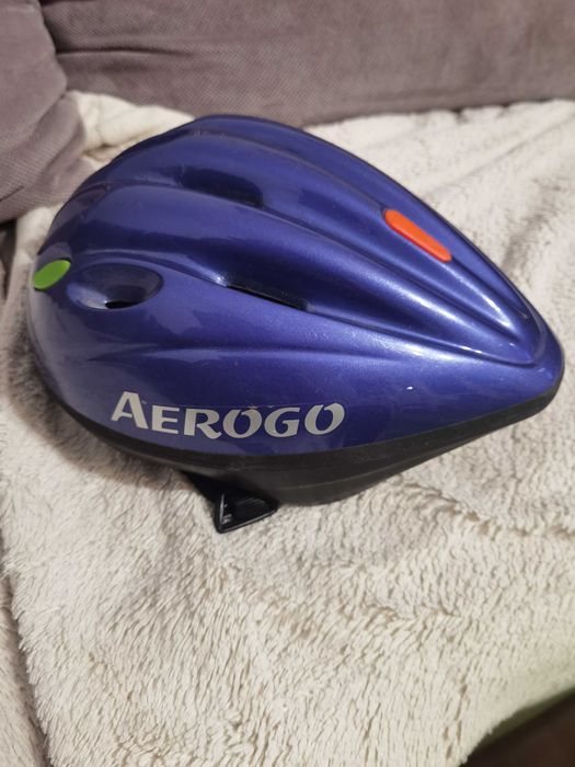 Kask AEROGO niebieski