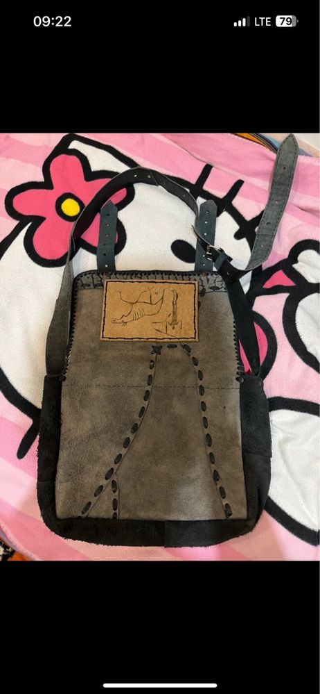 unikatowa vintage torba