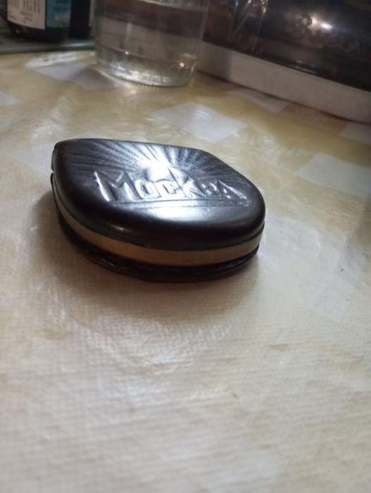 Шкіряний кошельок, гаманець для копійок. Часів ссср