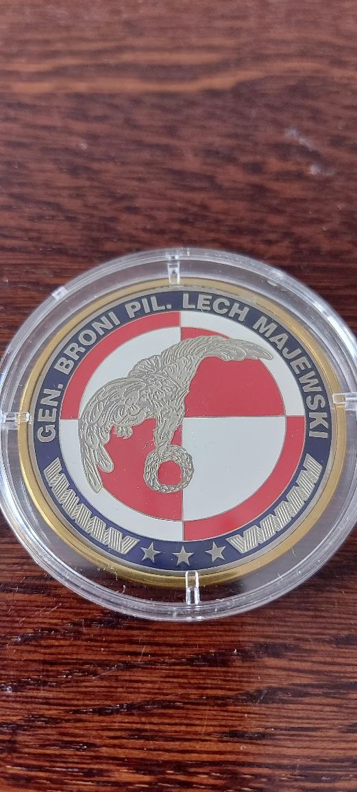 Coin gen.broni pil. Lech Majewski