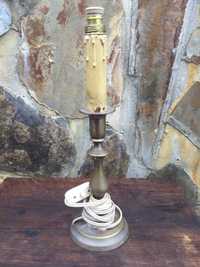 Castiçal candeeiro latão Antigo 23 cm
