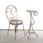 Komplet mebli metaloplastyka artystyczna