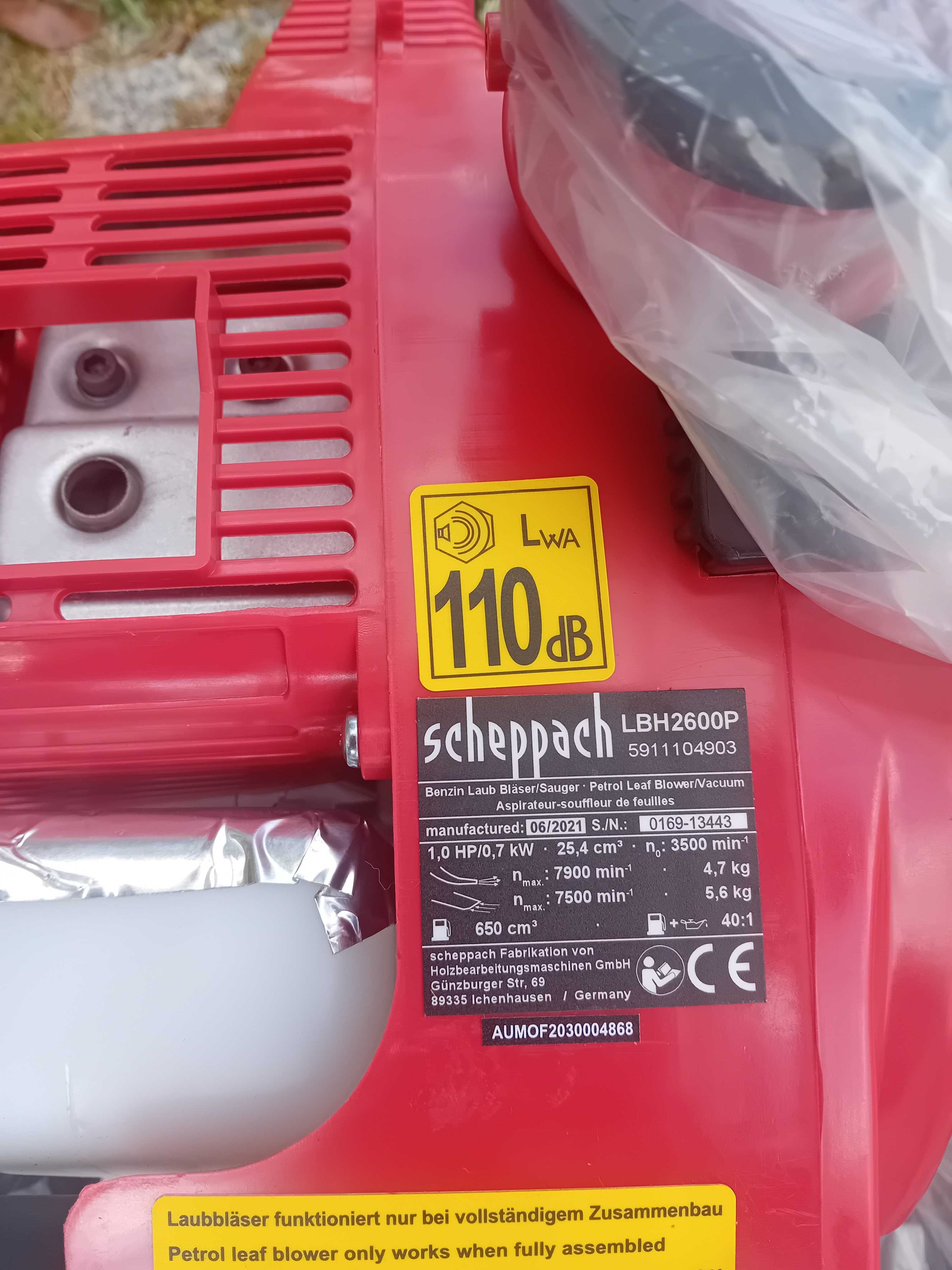 Scheppach Dmuchawa do liści LBH2600P, 1,0 HP