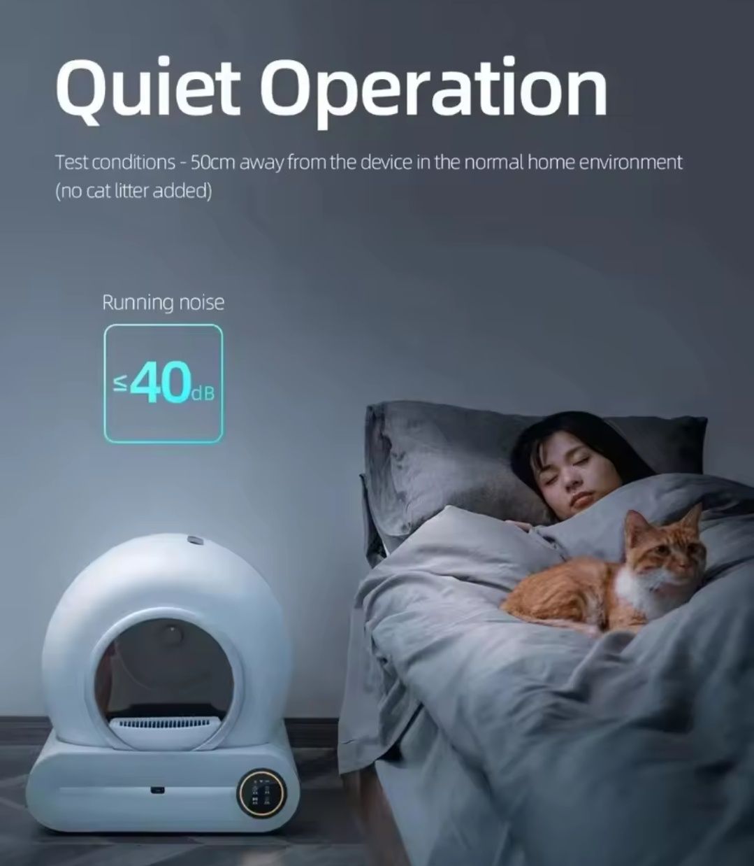 Kuweta automatyczna samoczyszcząca inteligentna Tonepie 65L T1 PRO kot