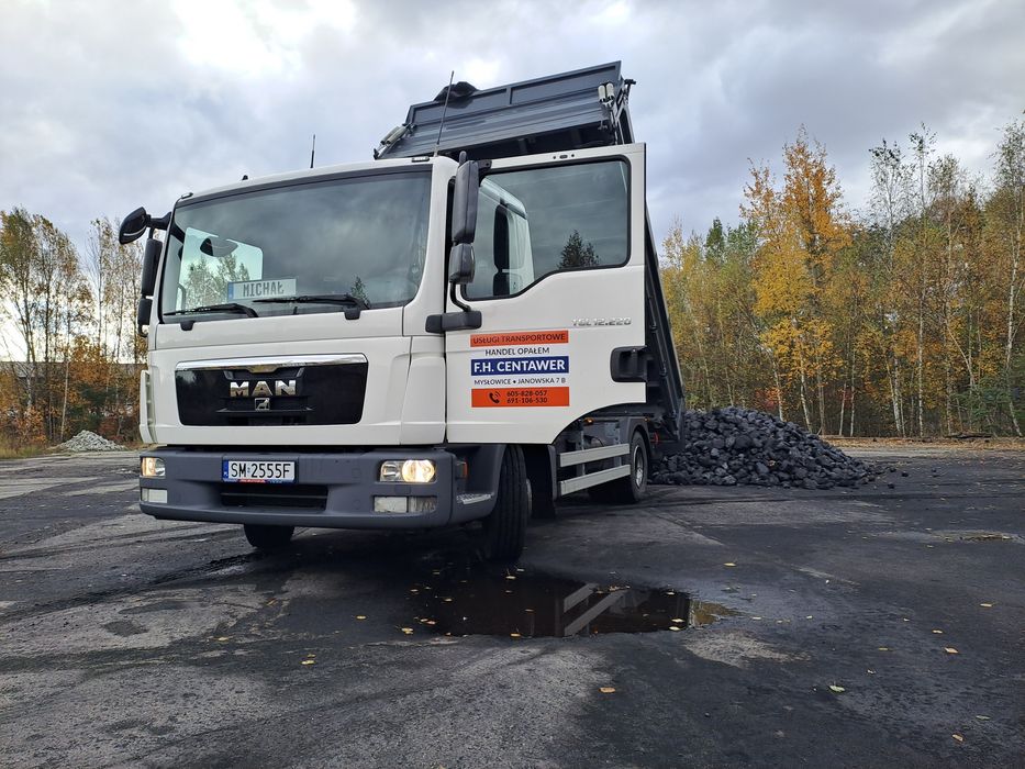 transport węgla/usługi transportowe/wywrotka/węgiel/kruszywo/beton