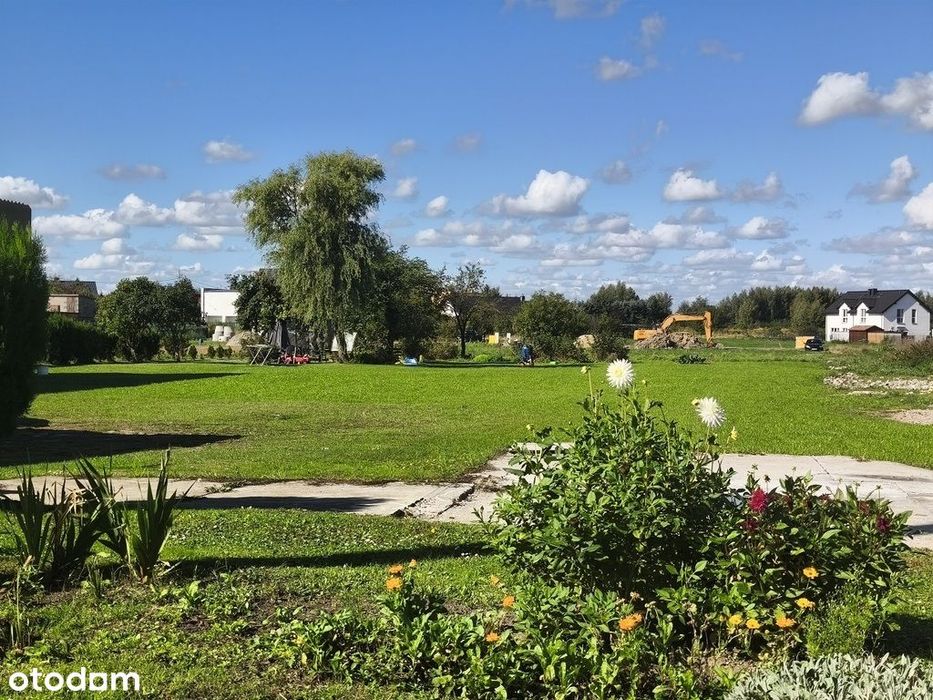 ustawna duża działka z warunkami zabudowy