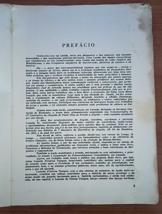 Luanda d'Outros Tempos 2ª Edição (1966)