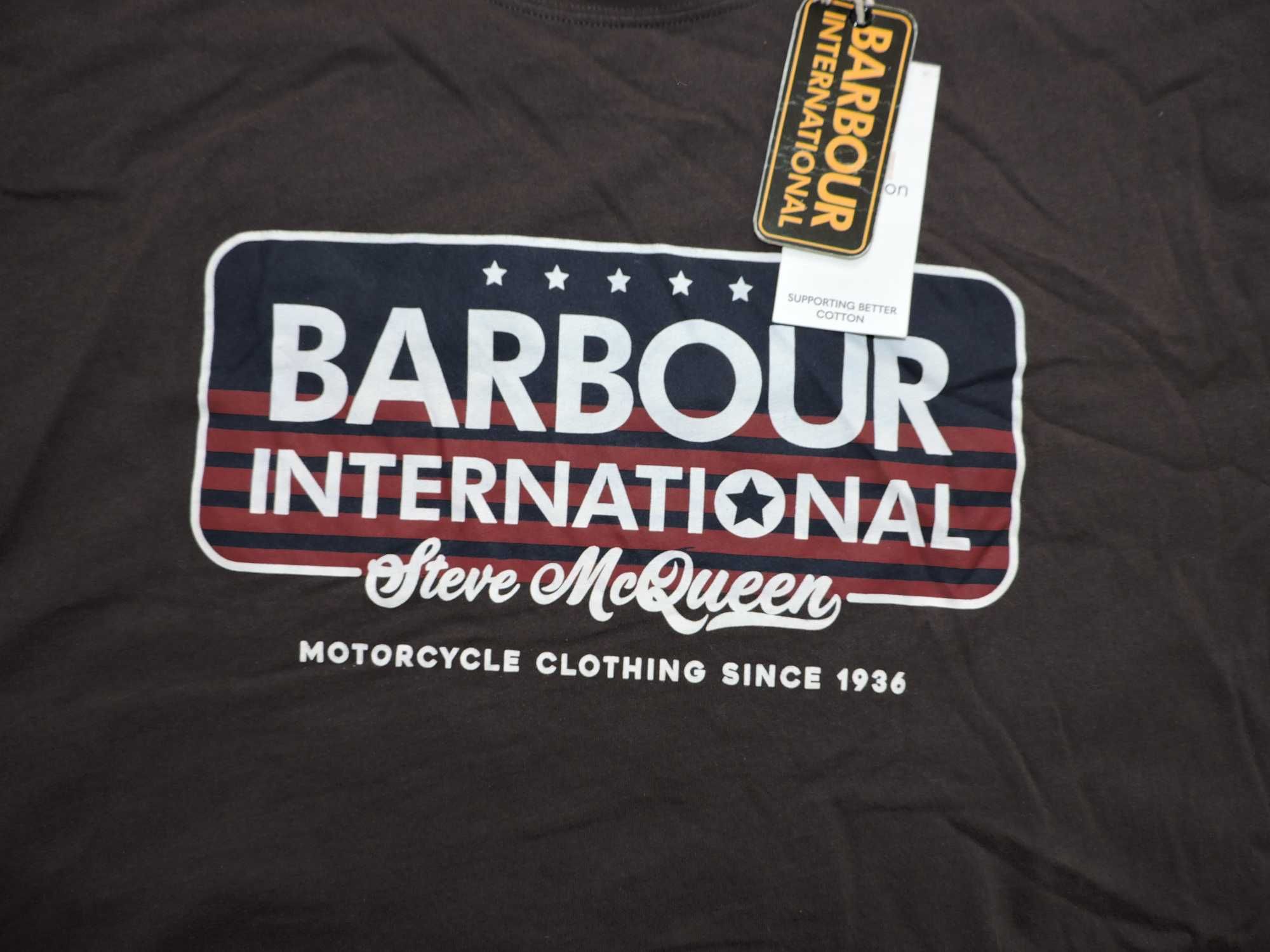 футболка Barbour big logo