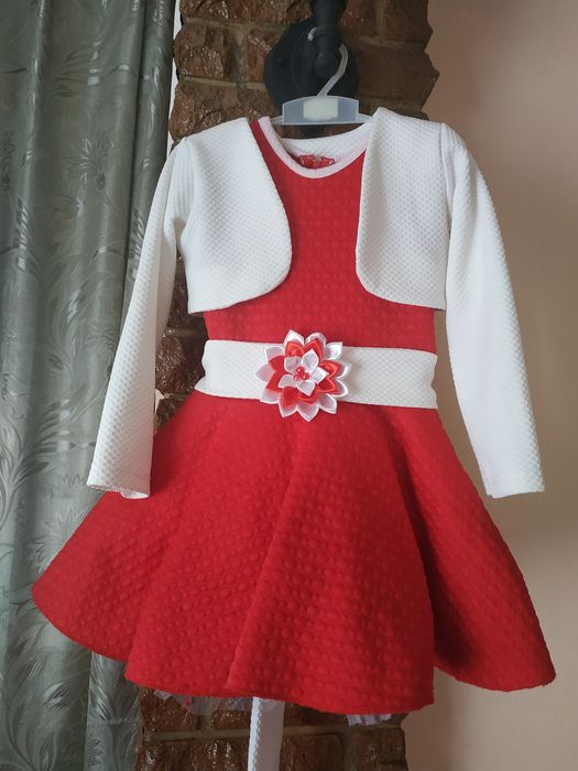 Нарядное платье с болеро. 110-116