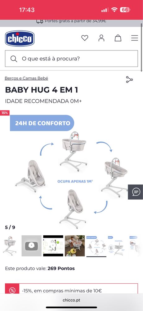 chicco baby hug 4 em 1