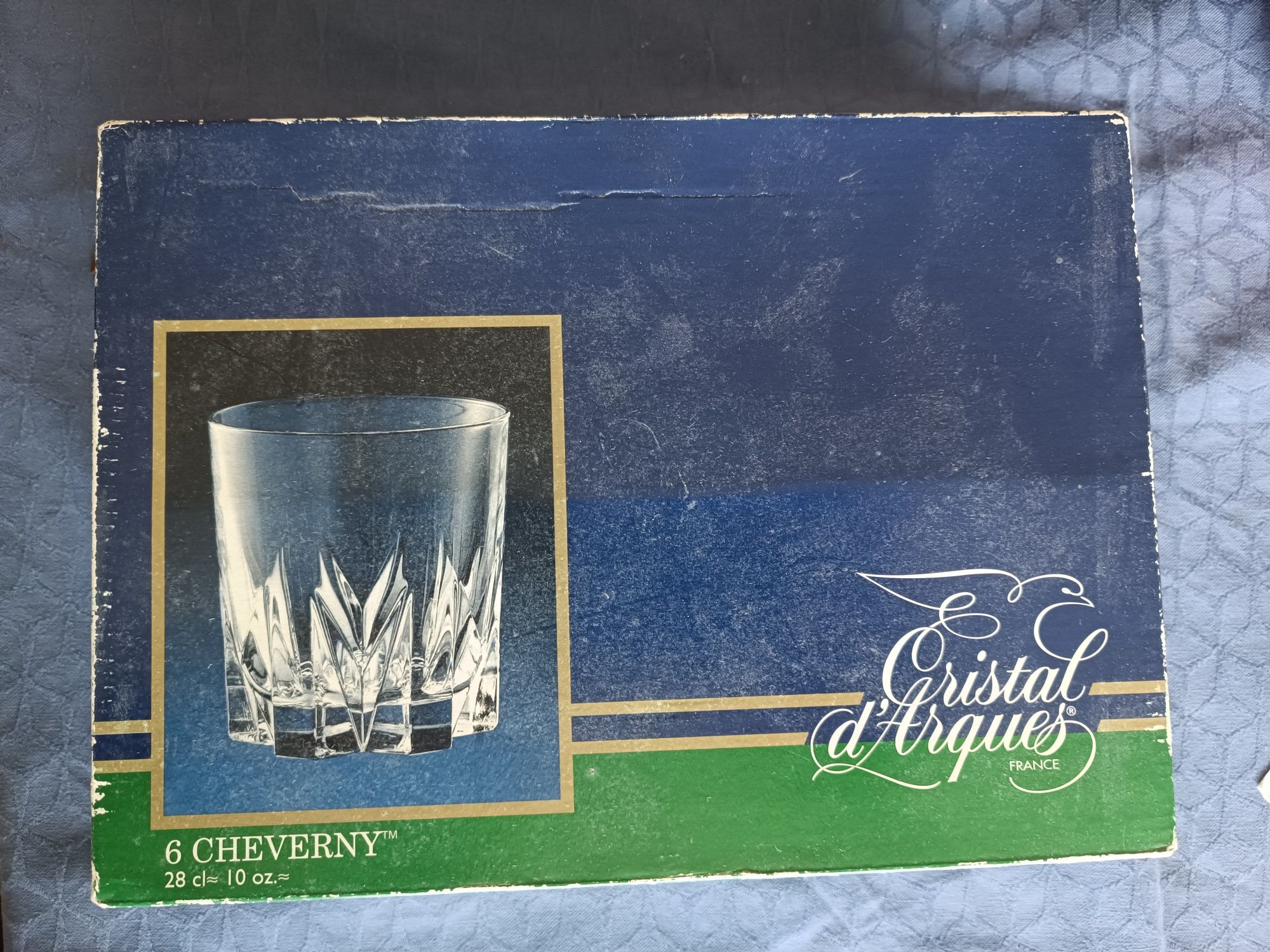 Copos de whisky Cristal d Arques como novos