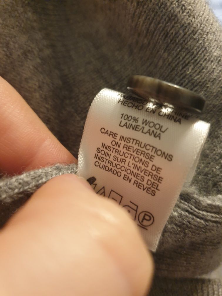 Wełniany 100% wełna Sweter Michael Kors XL damski 42