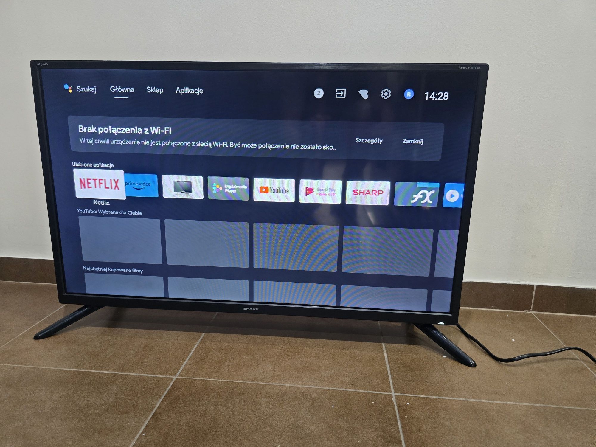 Telewizor Sharp 32 cale,  Android ,smart Tv, wifi System T2