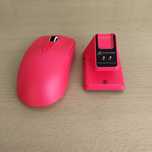 Rato Mouse Wireless Gamer 26 mil DPI Attack Shark X6 Vermelho