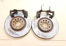 TARCZE HAMULCE JARZMO JARZMA 451 SWAP 312 5X100 VW GOLF 4 POLO AUDI TT A3 S3 8L SEAT IBIZA LEON 1 CUPRA FR SKODA FABIA OCTAVIA